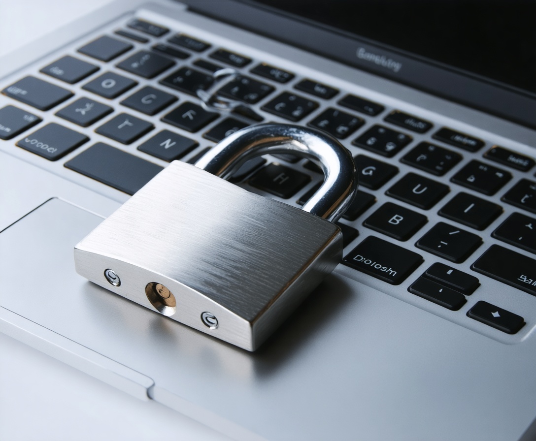 Bezpečnostný digitálny zámok chrániaci dáta